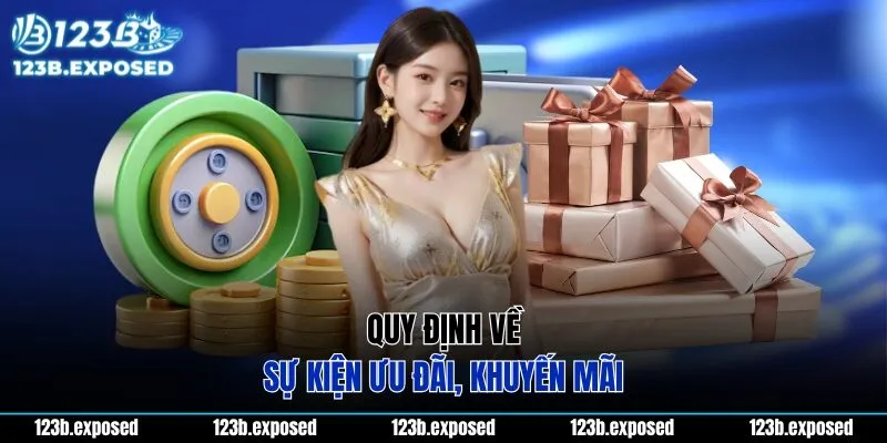 Quy định về sự kiện ưu đãi, khuyến mãi